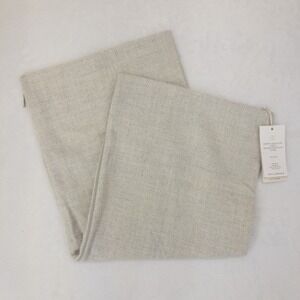 Boll & Branch Reserve Pin Check Decorative Pillow Cover 14x34 Grey‎ Baby Alpaca